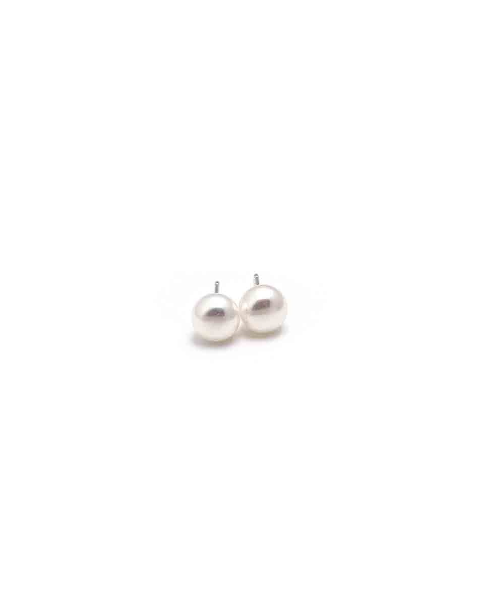 Timeless classic pearl stud earrings pair great with anything casual or fancy. Perfect gift for girls of all ages