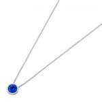 round solitaire necklace