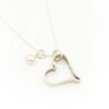 Hand forged heart with a special secret message. Sterling silver heart is very thick and sturdy. Perfect valentine gift for wife