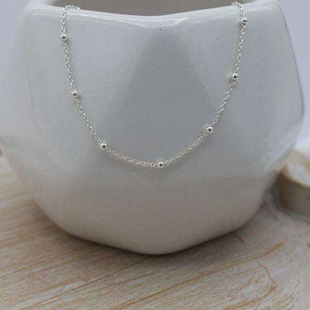 Sterling Silver Satellite Chain
