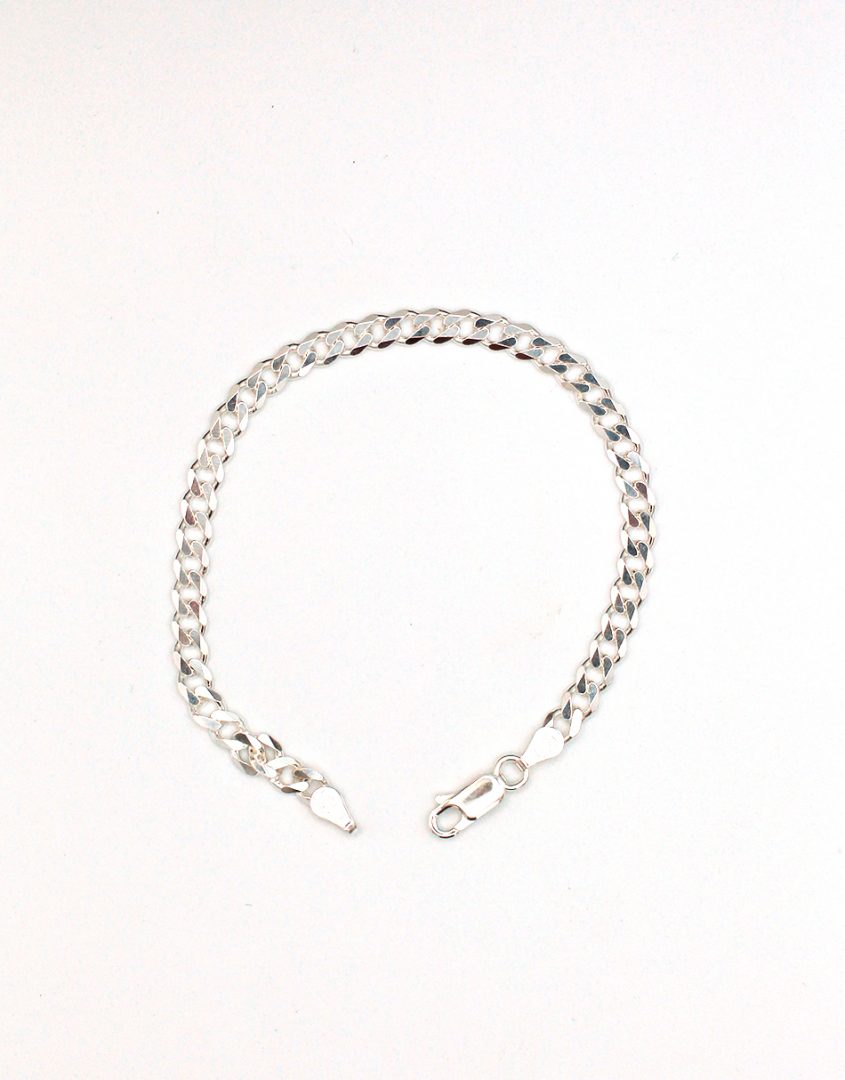 sterling-silver-curb-chain-bracelet
