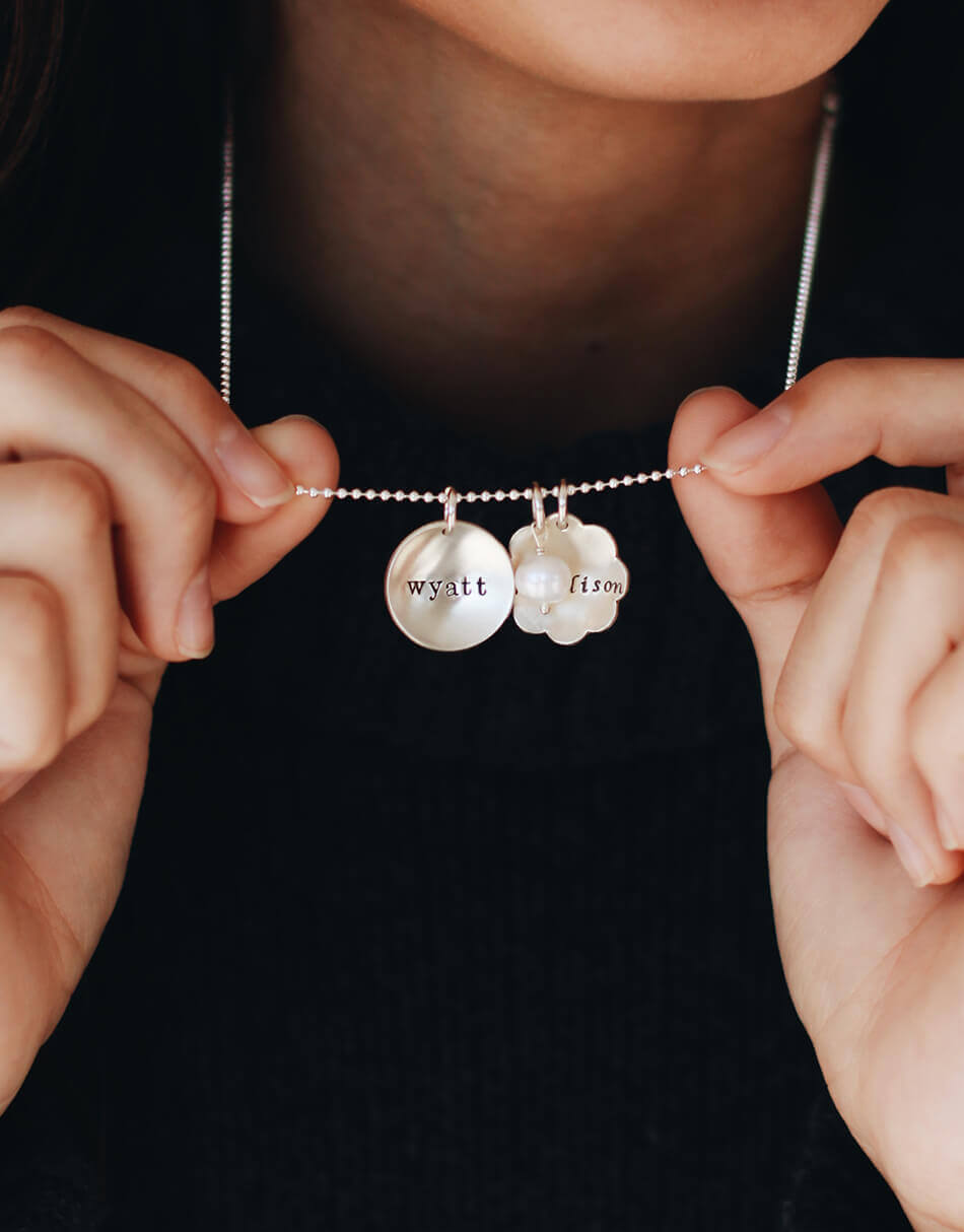 Custom Name Initial Necklace For Women